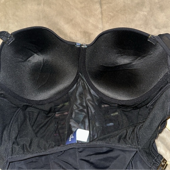 Swimsuits For All Bright Floral Ruched Underwire One Piece Swimsuit Women 20 NWT - Picture 9 of 15